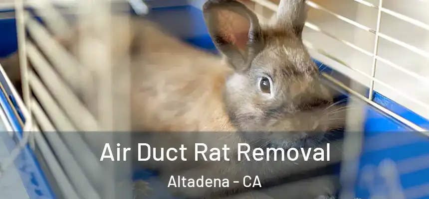 Air Duct Rat Removal Altadena - CA