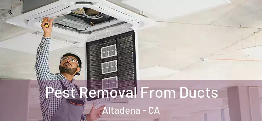 Pest Removal From Ducts Altadena - CA